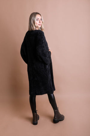 Luxe Mohair Knit Cardigan Ponchos Leto Collection 