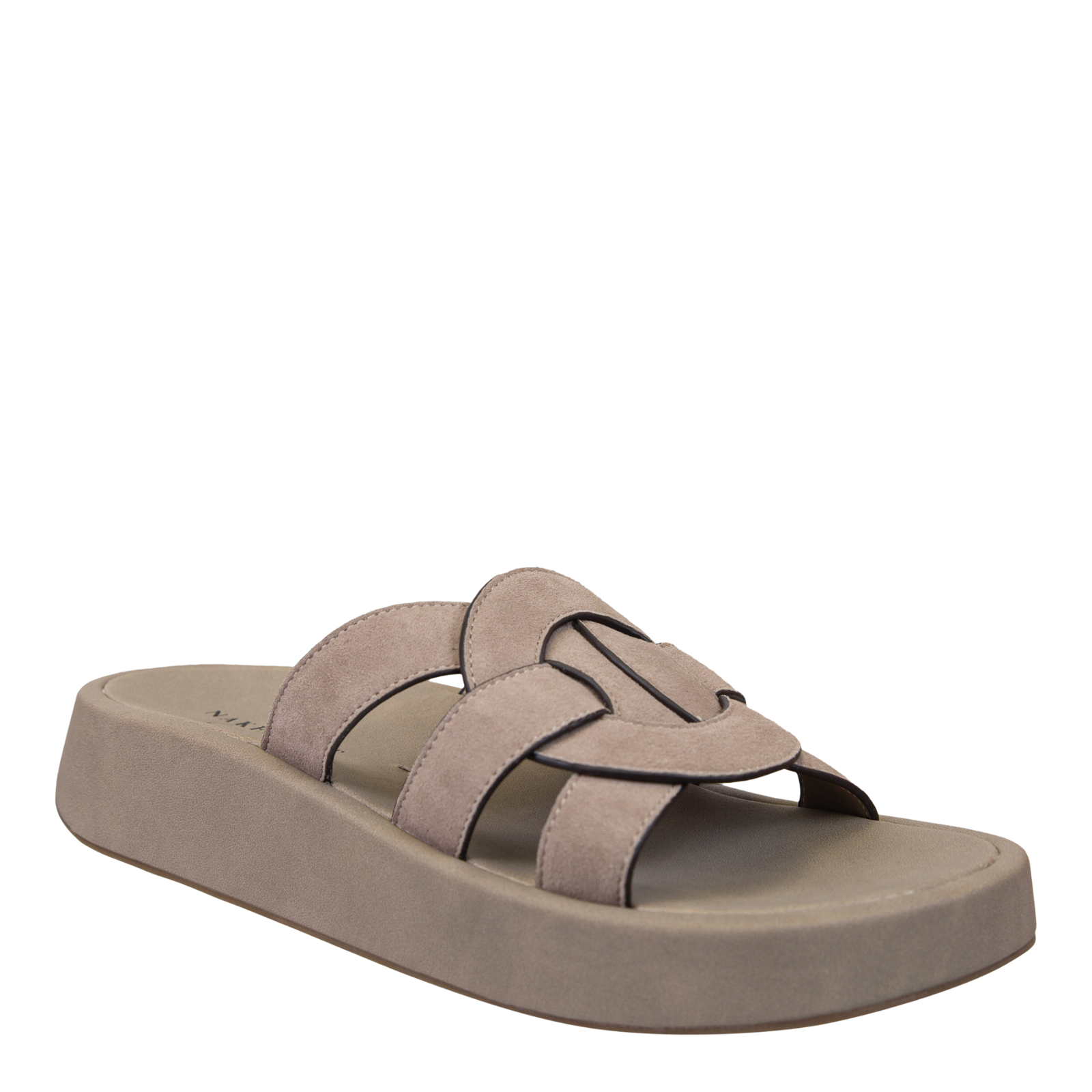 NAKED FEET - MARKET in GREIGE Platform Sandals