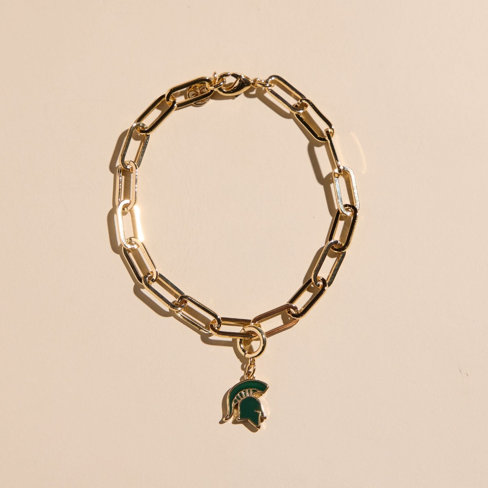 Michigan State University Charm Bracelet
