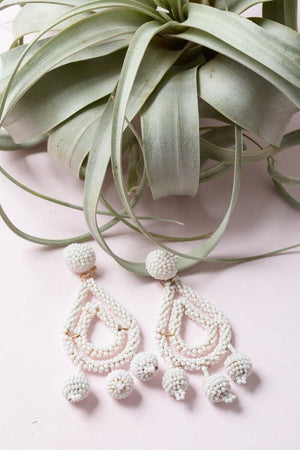 Micro Bead Dangle Earrings Jewelry Leto Collection 