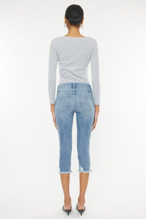 MID RISE CAPRI JEAN PANTS Kan Can USA 