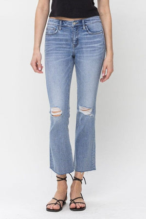 Mid Rise Kick Flare Jeans VERVET by Flying Monkey 