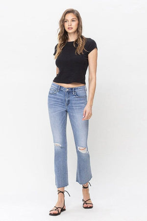 Mid Rise Kick Flare Jeans VERVET by Flying Monkey 