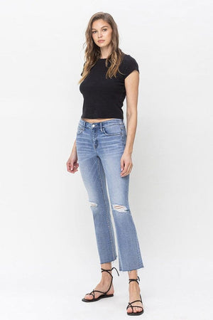 Mid Rise Kick Flare Jeans VERVET by Flying Monkey 