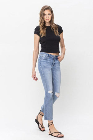 Mid Rise Kick Flare Jeans VERVET by Flying Monkey 