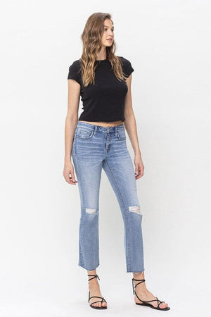 Mid Rise Kick Flare Jeans VERVET by Flying Monkey 