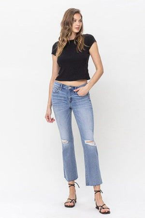 Mid Rise Kick Flare Jeans VERVET by Flying Monkey 