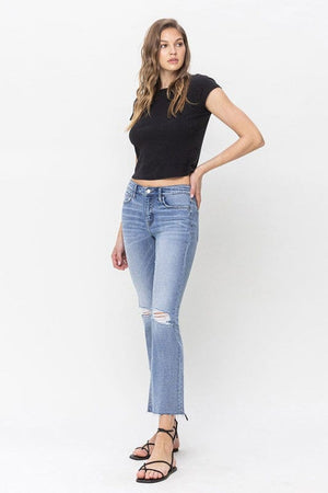 Mid Rise Kick Flare Jeans VERVET by Flying Monkey 