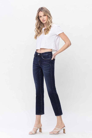 Mid Rise Slim Straight Jeans - Flying Monkey Flying Monkey 