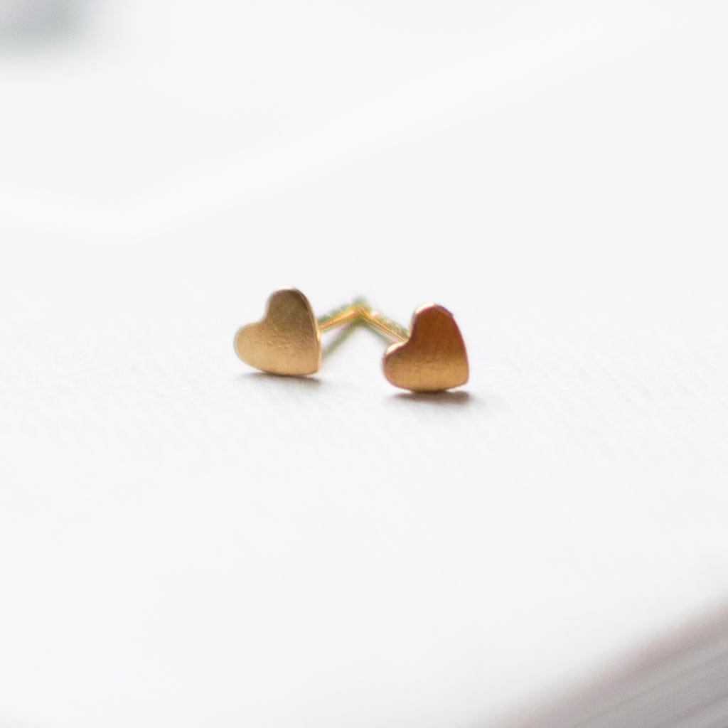 Mini Heart Stud Earrings