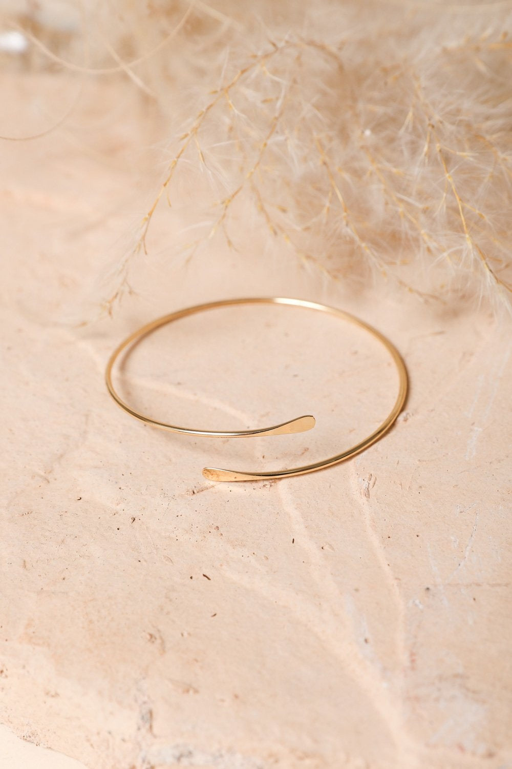 Minimal Arm Cuff/Bangle Jewelry Silver