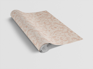 Peach Baroque Wrapping Paper