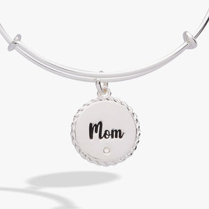 Mom 'Bonded By Love, Connected For Life' Charm Bangle