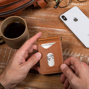 Money Clip Wallet - Natural
