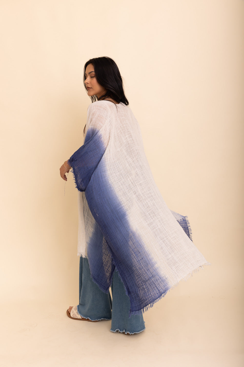 Mystic Hues Cotton Kimono Kimonos One Size / Ocean