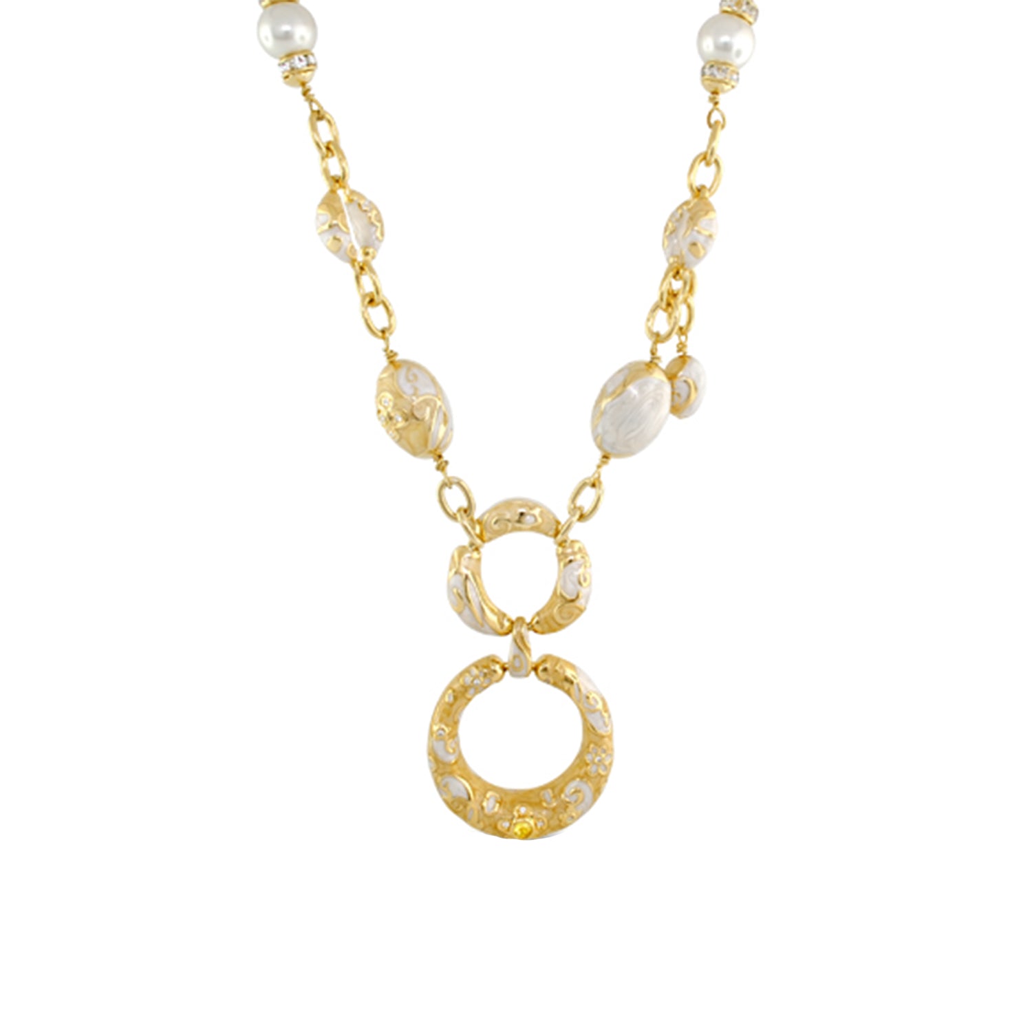 Daisy Swirl Necklace