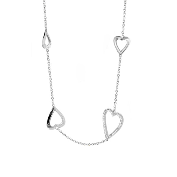 Pave Heart Necklace
