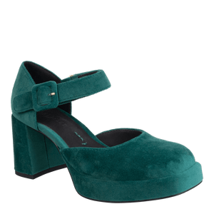 NAKED FEET - ESTONIA in EMERALD Heeled Clogs WOMEN FOOTWEAR NAKED FEET 