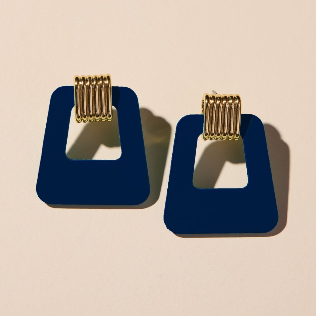 Navy Avery Earrings