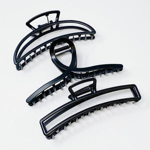Noire & Love Hair Claw Set Of 3 Ellison and Young Black OS 