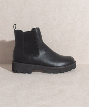 Oasis Society Gianna - Chunky Sole Chelsea Boot KKE Originals BLACK 6 