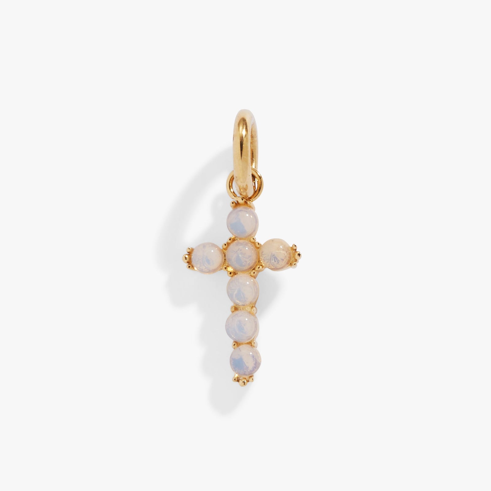 Opal Cross Interchangeable Charm