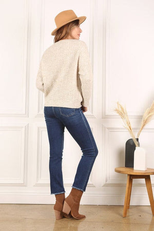 Oversize cable sweater Lilou 