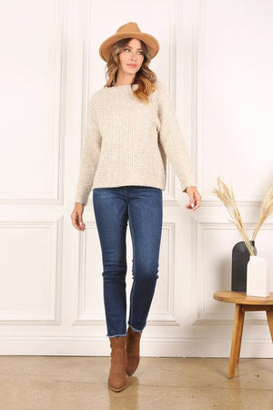 Oversize cable sweater Lilou 