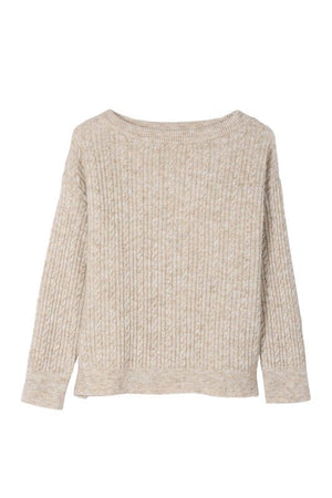 Oversize cable sweater Lilou 