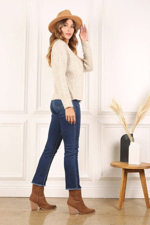Oversize cable sweater Lilou 