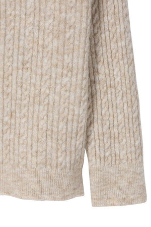 Oversize cable sweater Lilou 