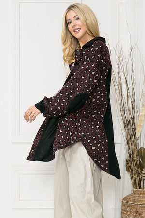 Oversized Elbow Patch Shacket Orange Farm Clothing 