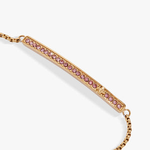 June Everyday Birthstone Pave Bolo Bracelet