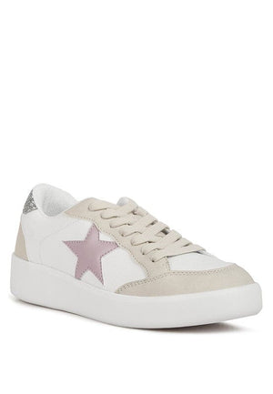 Perry Glitter Detail Star Sneakers Rag Company Grey 5 