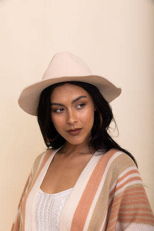 Pinched Front Western Style Hat Hats Leto Collection 