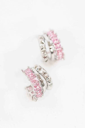 Pink Rocket Hoop Earrings Lovoda 