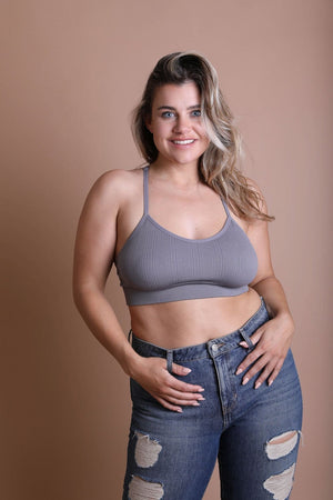 Plus Size Tattoo Back Bralette