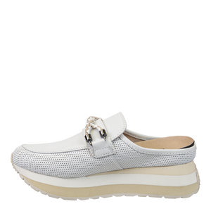 NAKED FEET - POLO in WHITE Platform Sneakers