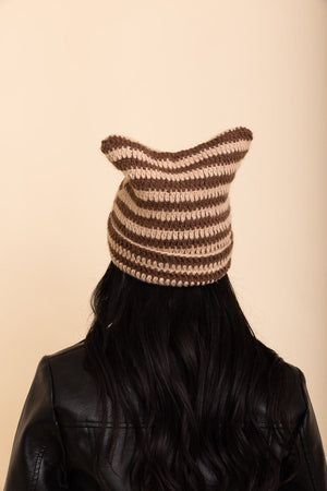 Purrfectly Cozy Cat Ear Crochet Beanie Beanies Leto Collection 