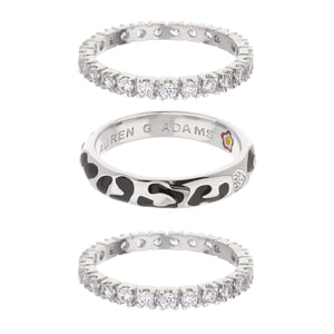 Sweet Leopard Ring Set