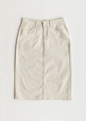 Remi Cloud Denim Midi Skirt