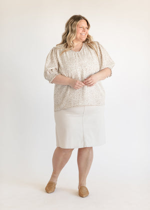 Remi Cloud Denim Midi Skirt