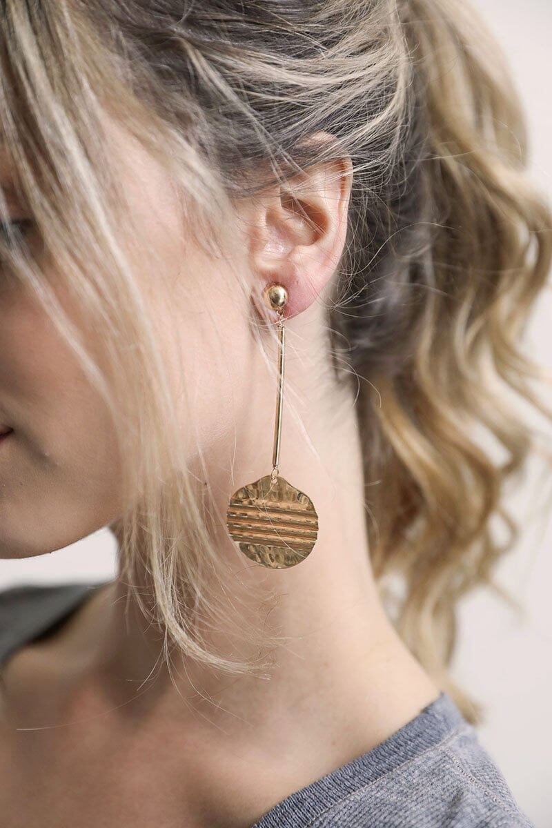 Roman Coin Earrings Jewelry Leto Collection 