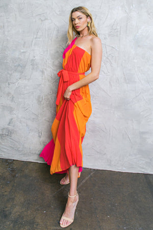 AMUSED BY YOU WOVEN MAXI DRESS