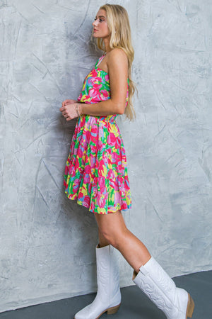 Last Night Woven Mini Dress