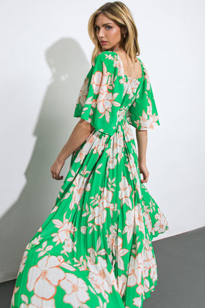 Message in a Bottle Woven Midi Dress