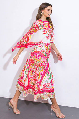 Stuck on You Woven Midi Dress