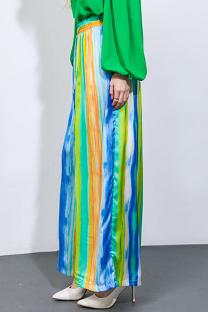 Take Me Dancing Woven Satin Pants