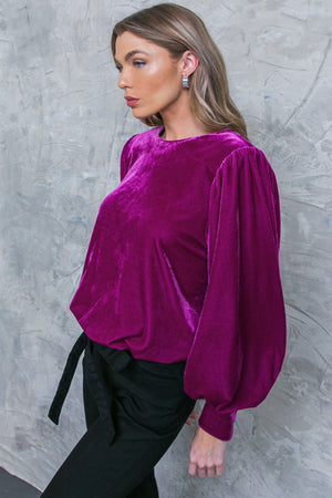 It'S Your Time Velvet Top