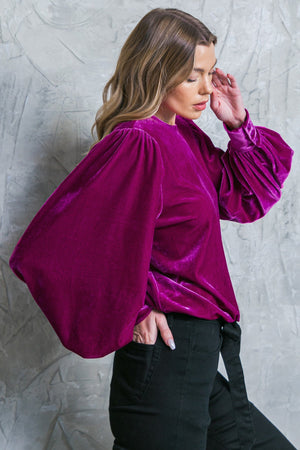 It'S Your Time Velvet Top